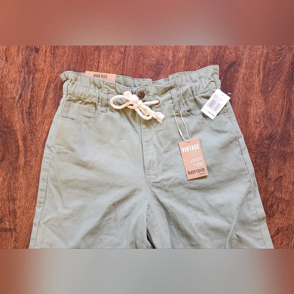 Kensie sage green jeans - Picture 3 of 6